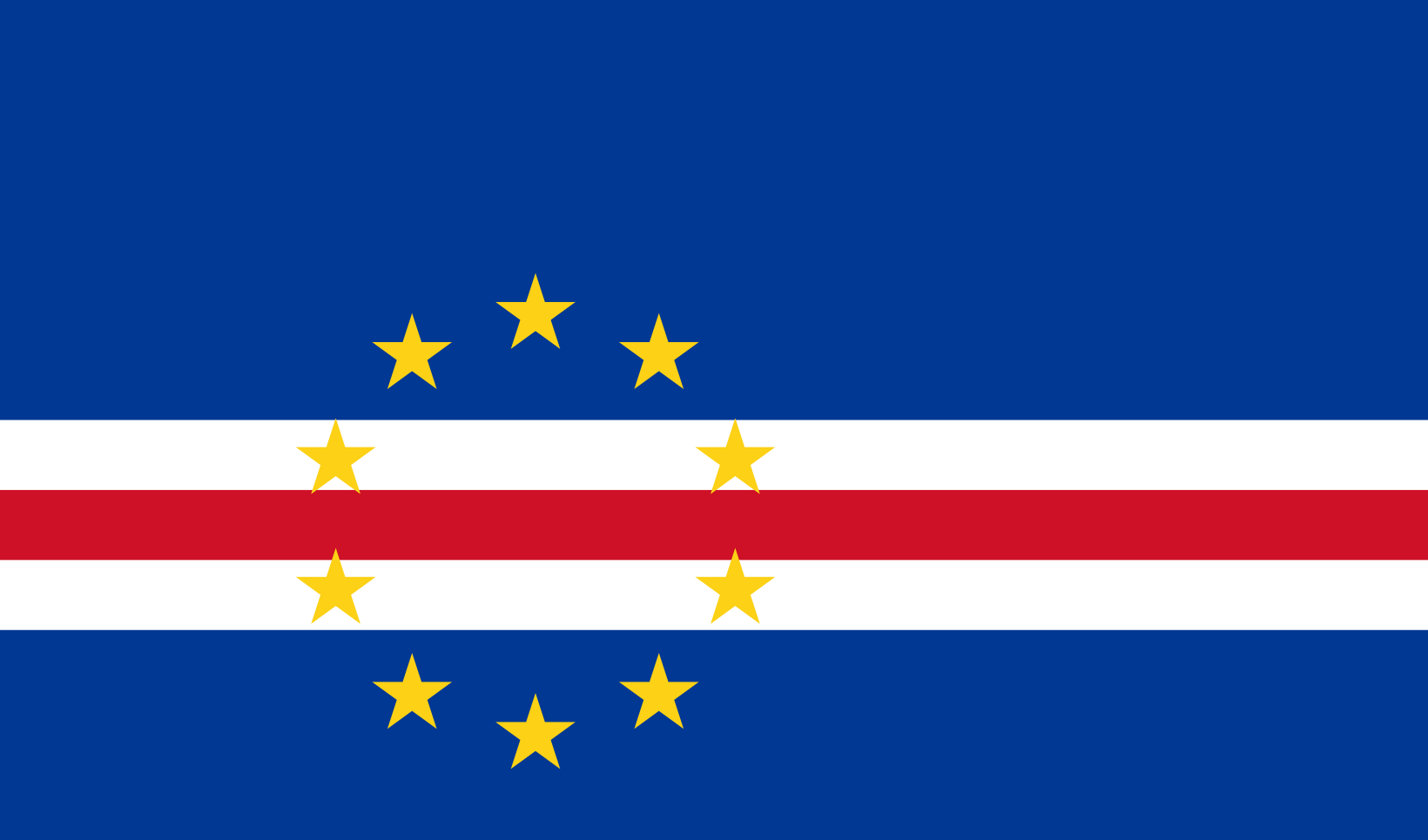 Obraz flagi stanu państwa Cape Verde - w rozdzielczości 1640x965 - Afryka