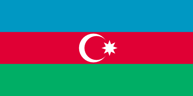 Azerbejdżan | Flaga Azerbejdżanu | Środkowy Wschód | flagi państw świata | Państwa bandery świata