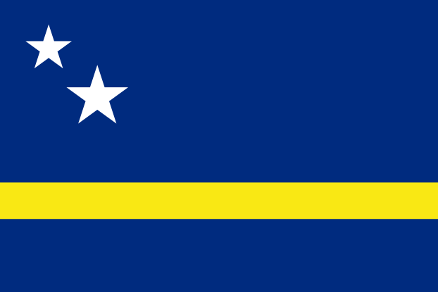 Curacao | Flaga Curaçao | Ameryka Środkowa | flagi państw świata | Państwa bandery świata