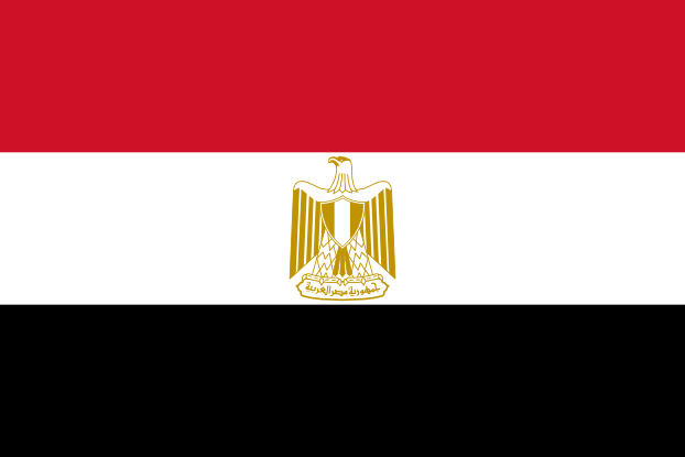 Egipt | Flaga Egiptu | Afryka | flagi państw świata | Państwa bandery świata