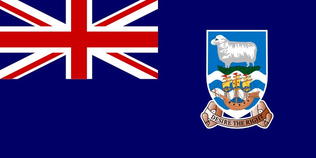 Falklandy (Malwiny) | Flaga Falklandy (Malwiny) | Ameryka Południowa | flagi państw świata | Państwa bandery świata
