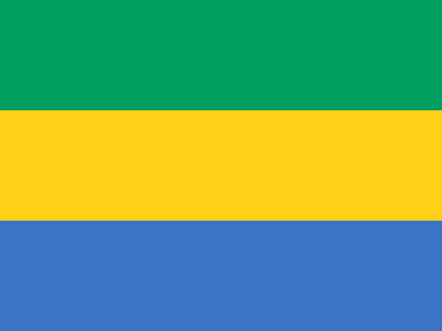 Gabon | Flaga Gabonu | Afryka | flagi państw świata | Państwa bandery świata