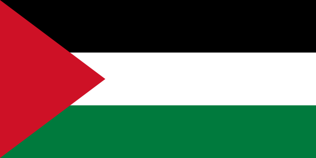 Gaza | Flaga Strefie Gazy | Środkowy Wschód | flagi państw świata | Państwa bandery świata