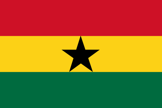 Ghana | Flaga Ghany | Afryka | flagi państw świata | Państwa bandery świata