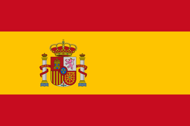 Hiszpania | Flaga Hiszpanii | Europa | flagi państw świata | Państwa bandery świata