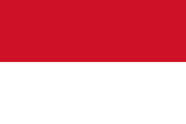 Indonezja | Flaga Indonezji | Azja Wschodnia | flagi państw świata | Państwa bandery świata