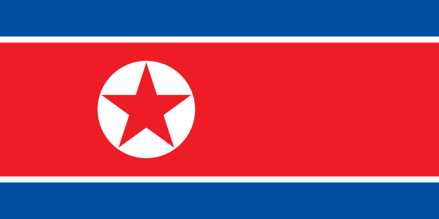 Korea Północna | Flaga Korei Północnej | Azja Wschodnia | flagi państw świata | Państwa bandery świata