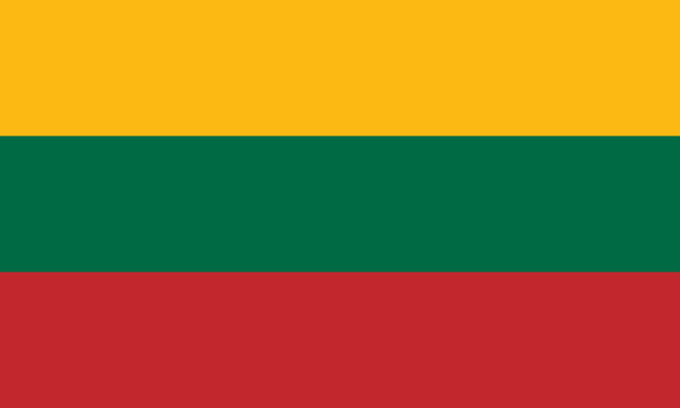 Litwa | Flaga Litwy | Europa | flagi państw świata | Państwa bandery świata