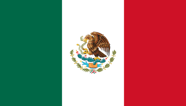 Meksyk | Flaga Meksyku | Ameryka Północna | flagi państw świata | Państwa bandery świata