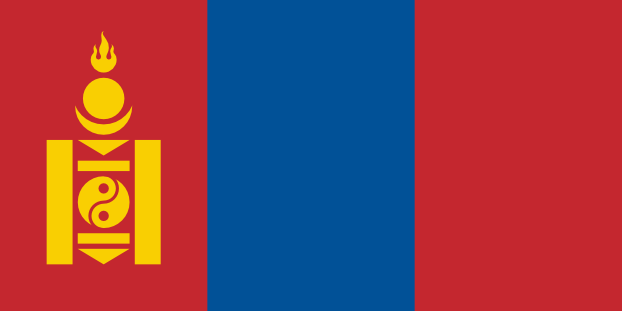 Mongolia | Flaga Mongolii | Azja Wschodnia | flagi państw świata | Państwa bandery świata