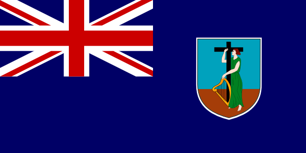 Montserrat | Flaga Montserrat | Ameryka Środkowa | flagi państw świata | Państwa bandery świata