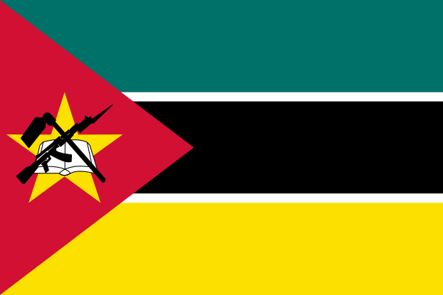 Mozambik | Flaga Mozambiku | Afryka | flagi państw świata | Państwa bandery świata