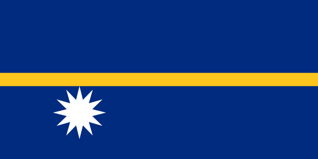 Nauru | Flaga Nauru | Oceania | flagi państw świata | Państwa bandery świata