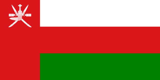 Oman | Flaga Omanu | Środkowy Wschód | flagi państw świata | Państwa bandery świata