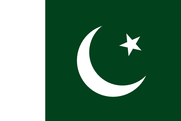 Pakistan | Flaga Pakistanu | Azja Południowa | flagi państw świata | Państwa bandery świata