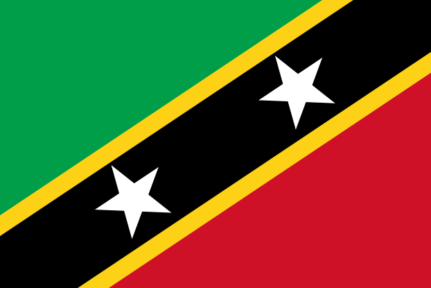 Saint Kitts i Nevis | Flaga Saint Kitts i Nevis | Ameryka Środkowa | flagi państw świata | Państwa bandery świata