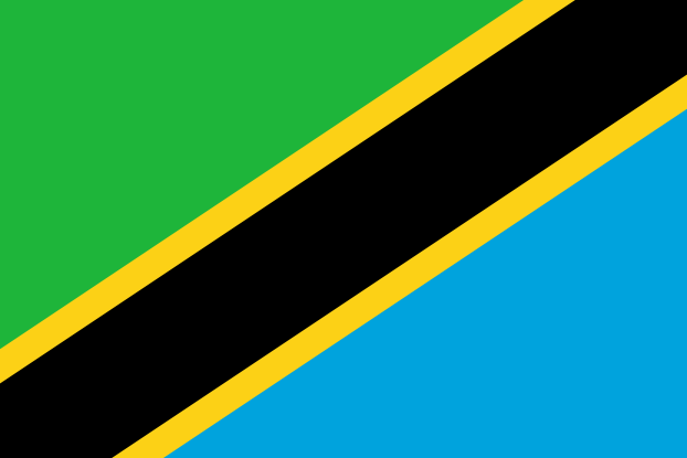 Tanzania | Flaga Tanzanii | Afryka | flagi państw świata | Państwa bandery świata