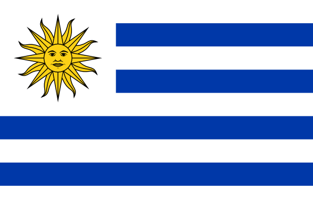 Urugwaj | Flaga Urugwaju | Ameryka Południowa | flagi państw świata | Państwa bandery świata