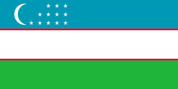 Uzbekistan | Flaga Uzbekistanu | Azja Środkowa | flagi państw świata | Państwa bandery świata