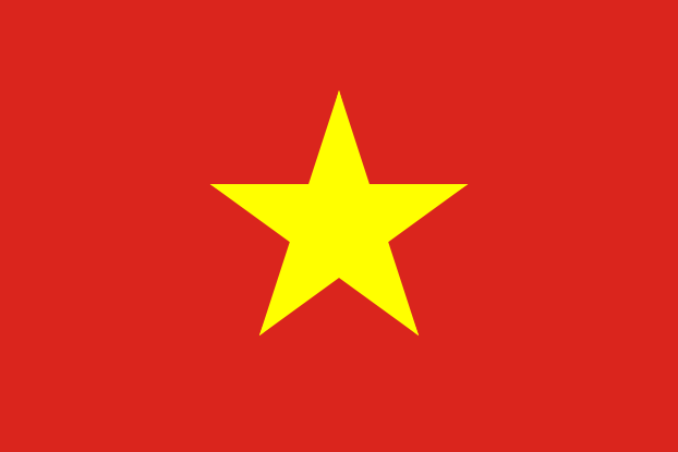 Wietnam | Flaga Wietnamu | Azja Wschodnia | flagi państw świata | Państwa bandery świata